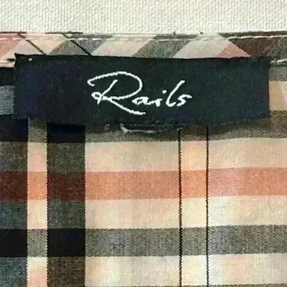 Rails Noella Plaid Empire-Waist Top - Picture 7 of 16